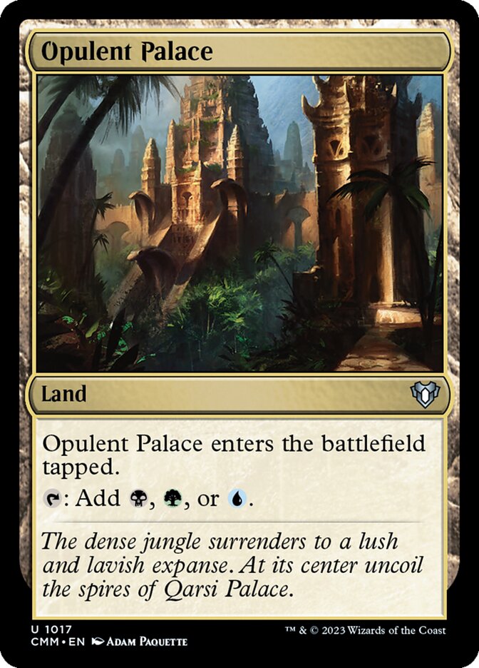 Opulent Palace - [Foil] Commander Masters (CMM)