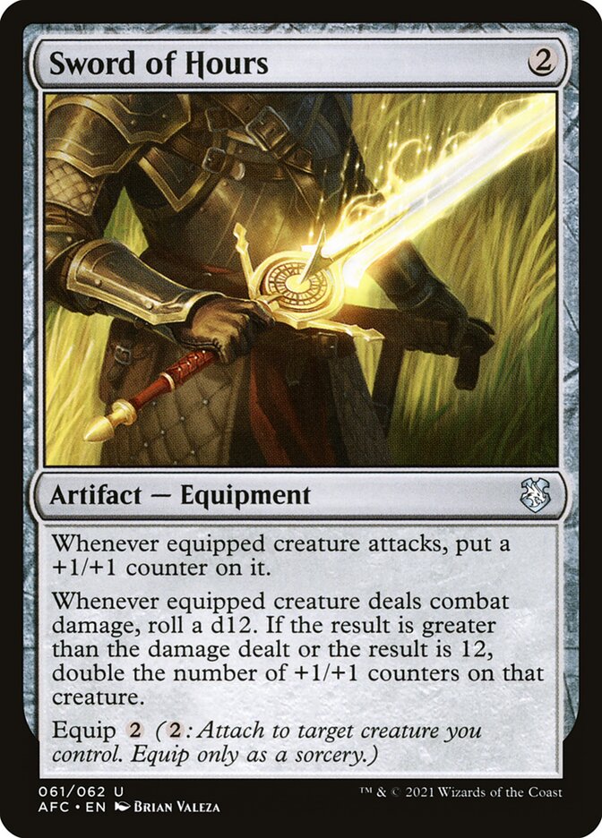 Sword of Hours - Forgotten Realms Commander (AFC)