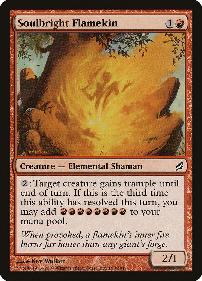 Soulbright Flamekin - [Foil] Lorwyn (LRW)