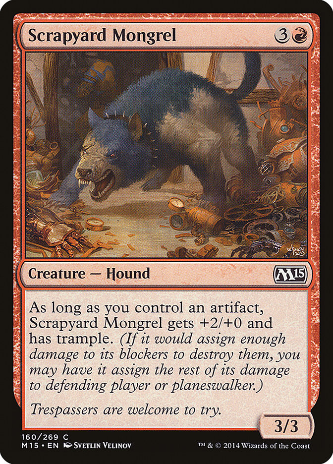 Scrapyard Mongrel - [Foil] Magic 2015 (M15)