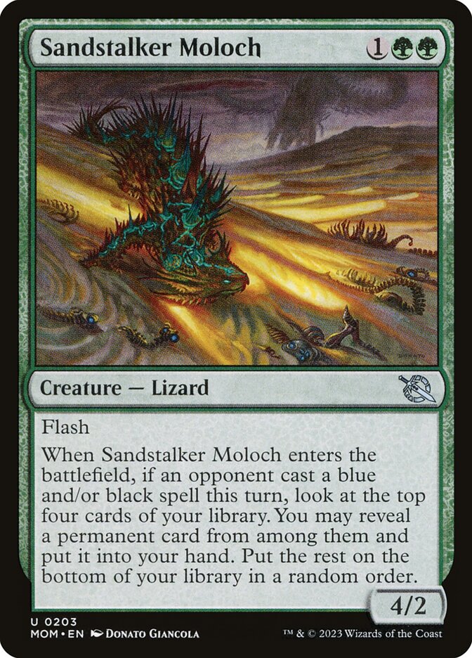 Sandstalker Moloch - [Foil] March of the Machine (MOM)
