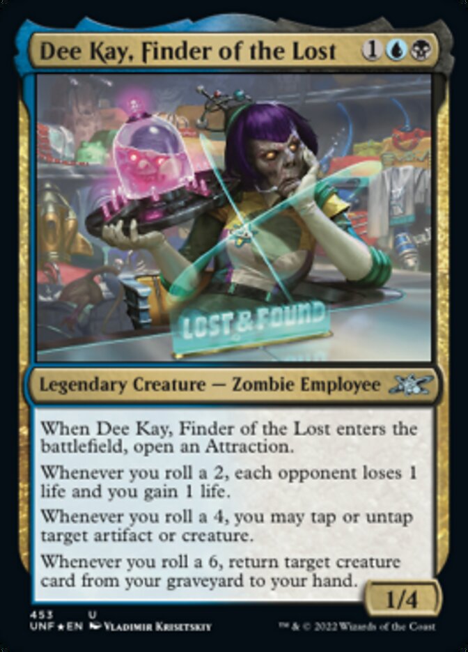 Dee Kay, Finder of the Lost - [Galaxy Foil] Unfinity (UNF)