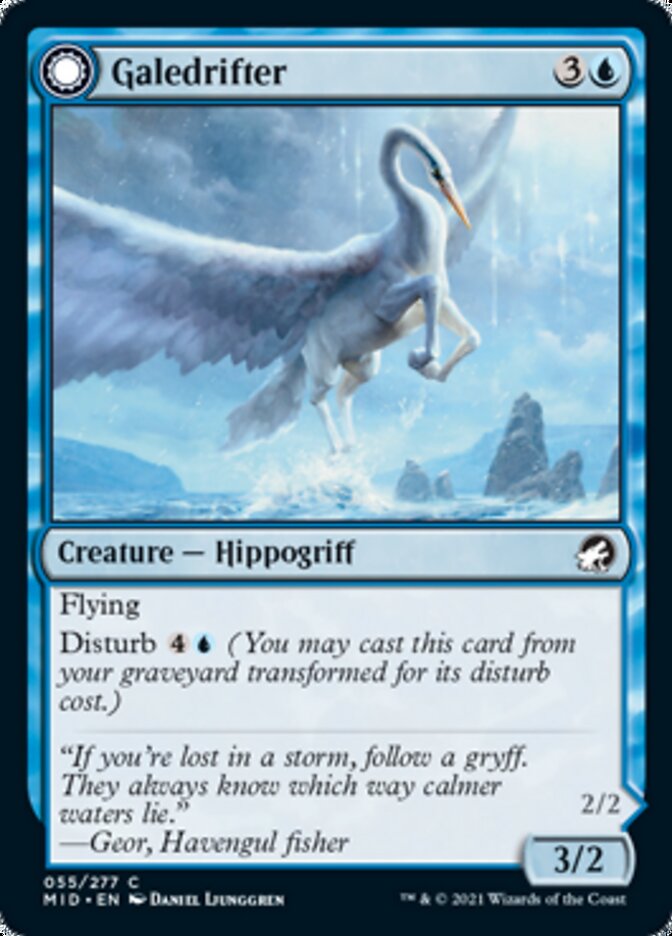 Galedrifter // Waildrifter - [Foil] Innistrad: Midnight Hunt (MID)