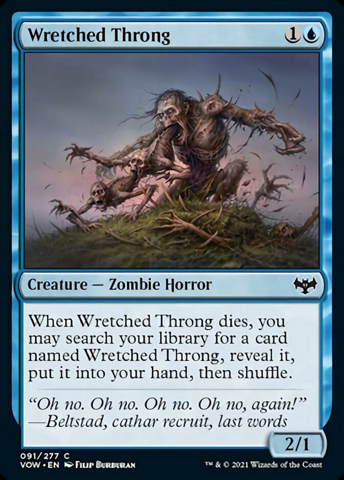 Wretched Throng - [Foil] Innistrad: Crimson Vow (VOW)