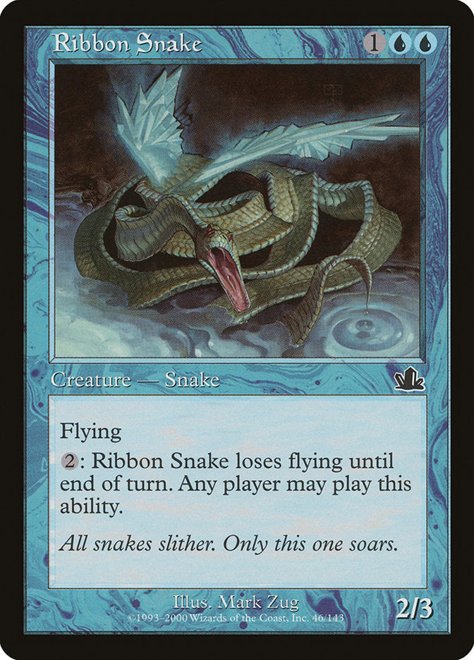 Ribbon Snake - [Foil] Prophecy (PCY)