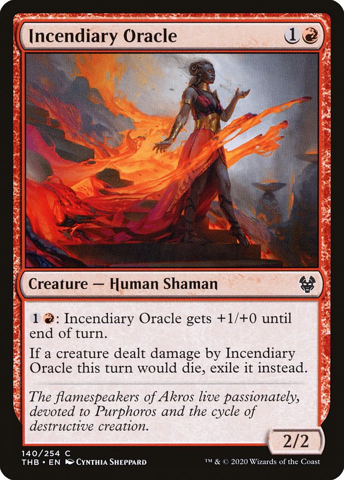 Incendiary Oracle - [Foil] Theros Beyond Death (THB)