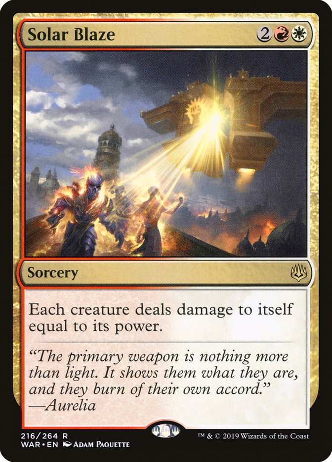 Solar Blaze - [Foil] War of the Spark (WAR)