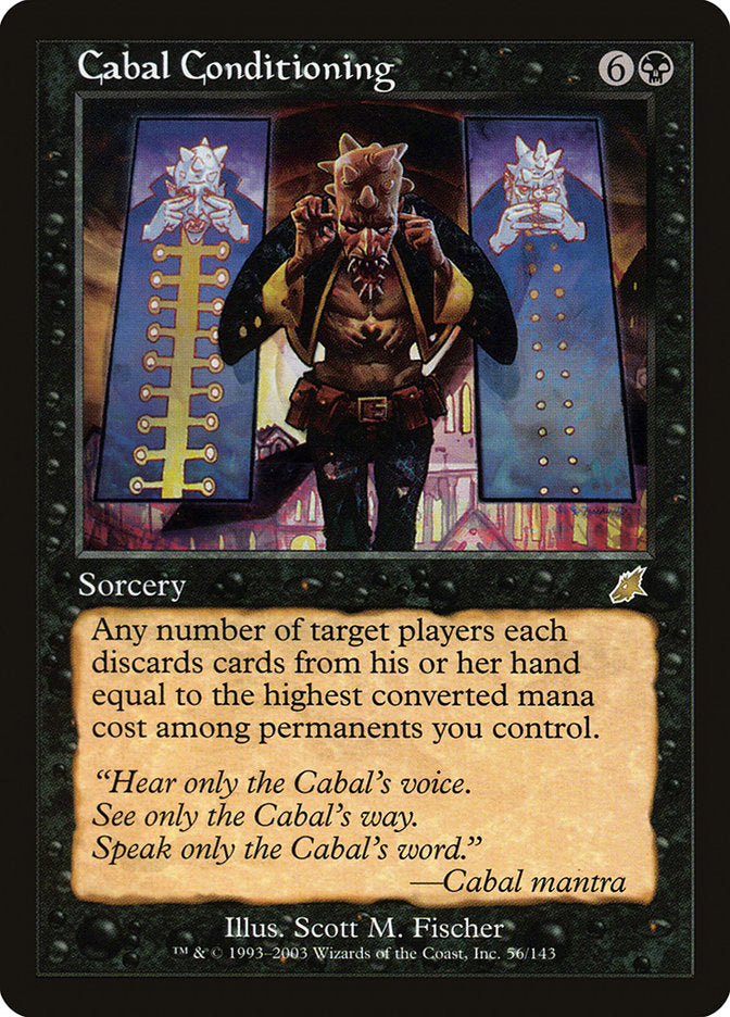 Cabal Conditioning - [Foil] Scourge (SCG)