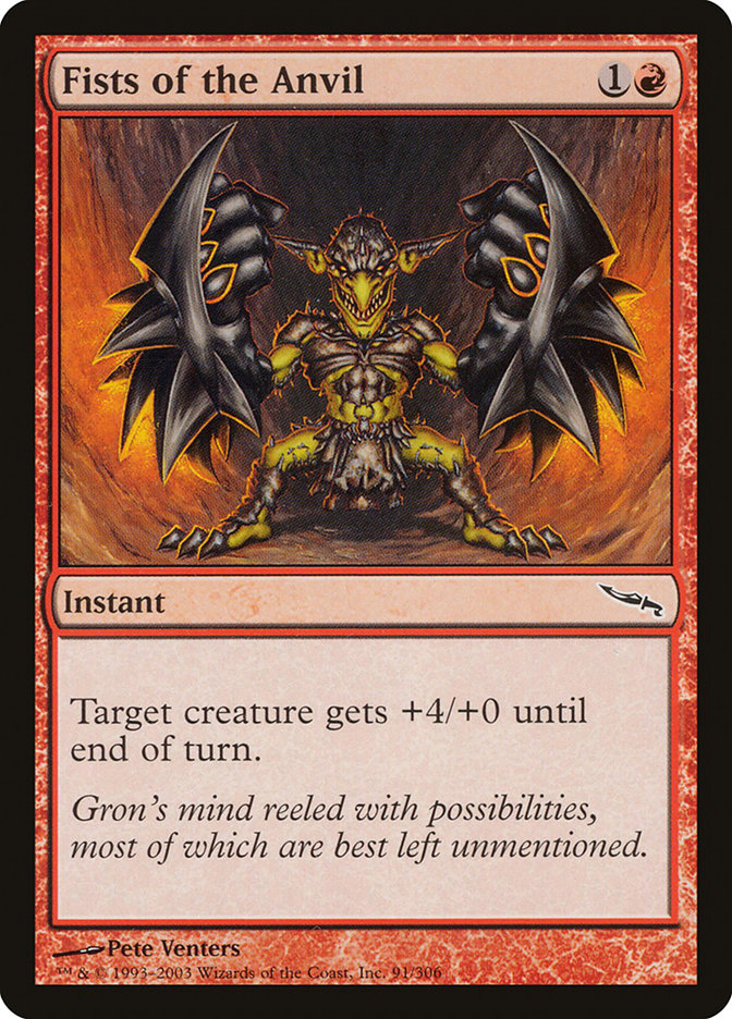 Fists of the Anvil - [Foil] Mirrodin (MRD)