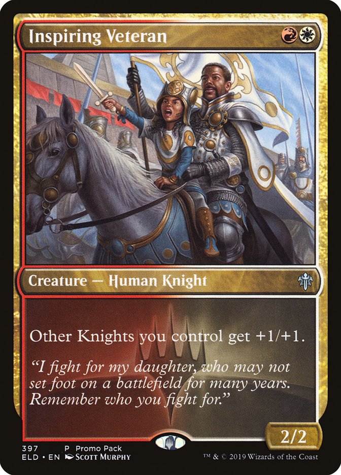 Inspiring Veteran - [Promo] Throne of Eldraine (ELD)