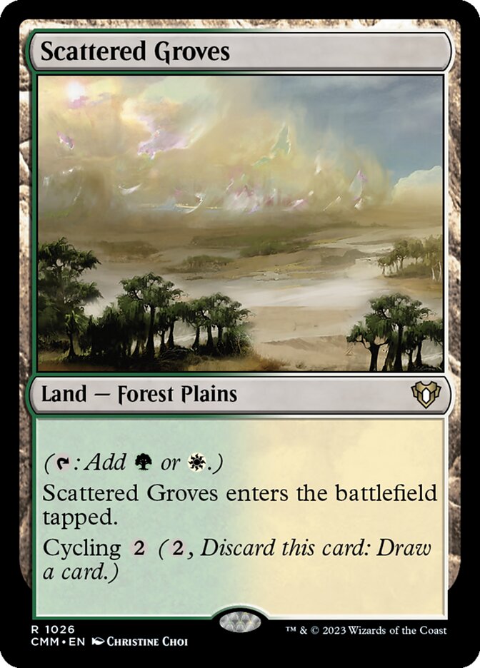 Scattered Groves - [Foil] Commander Masters (CMM)