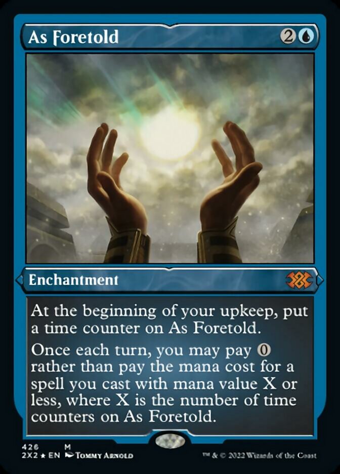 As Foretold - [Etched Foil] Double Masters 2022 (2X2)