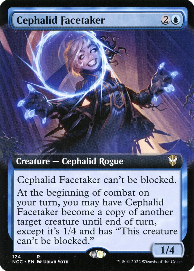 Cephalid Facetaker - [Foil, Extended Art] New Capenna Commander (NCC)