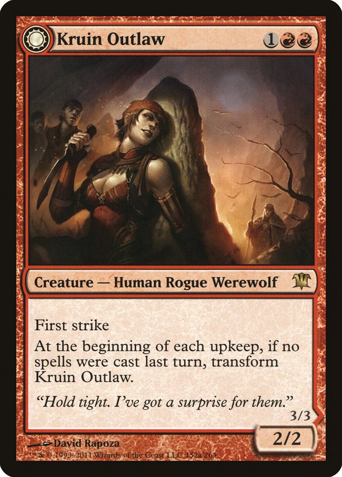 Kruin Outlaw // Terror of Kruin Pass - [Foil] Innistrad (ISD)