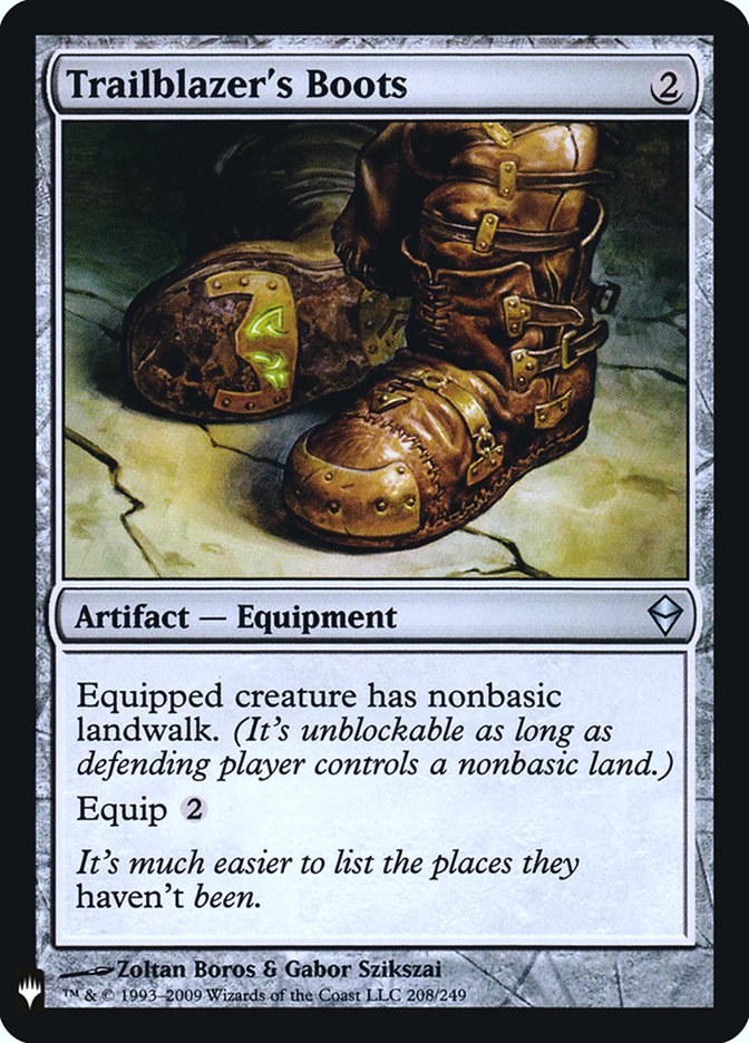 Trailblazer's Boots - [Foil] Mystery Booster Retail Edition Foils (FMB1)