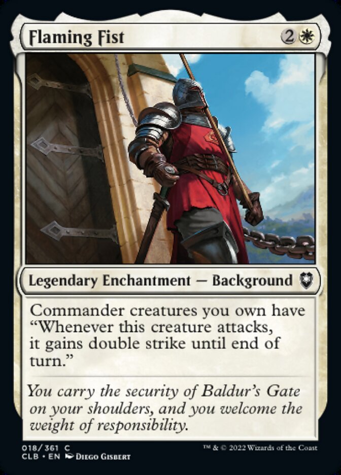 Flaming Fist - [Foil] Commander Legends: Battle for Baldur's Gate (CLB)