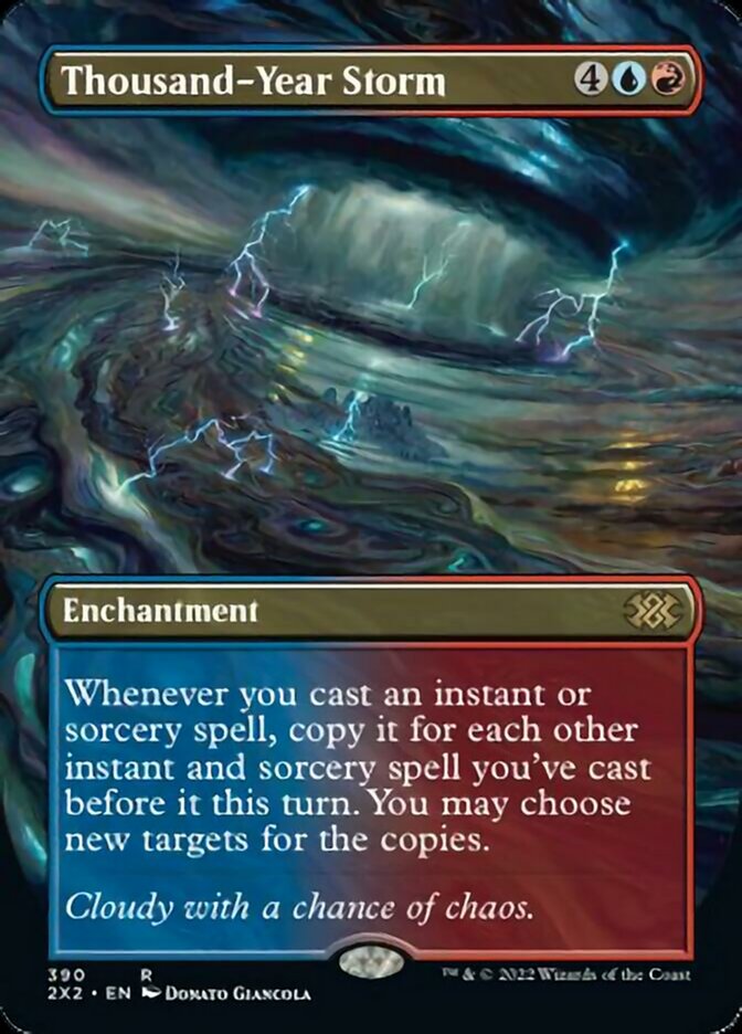 Thousand-Year Storm - [Borderless] Double Masters 2022 (2X2)