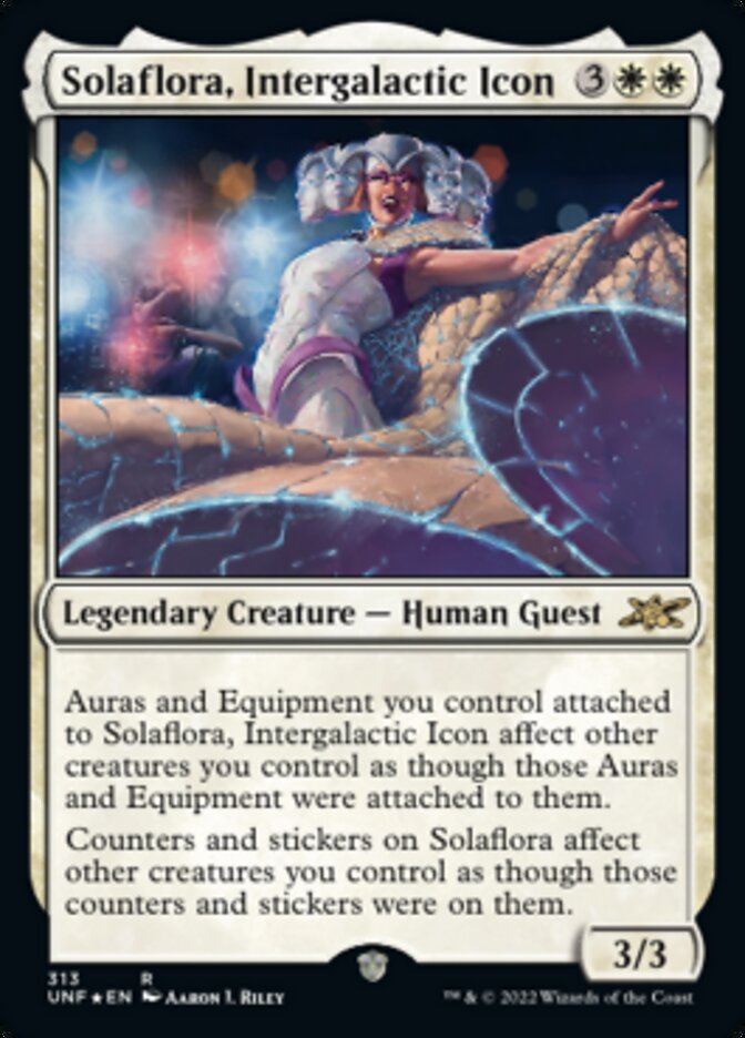 Solaflora, Intergalactic Icon - [Galaxy Foil] Unfinity (UNF)