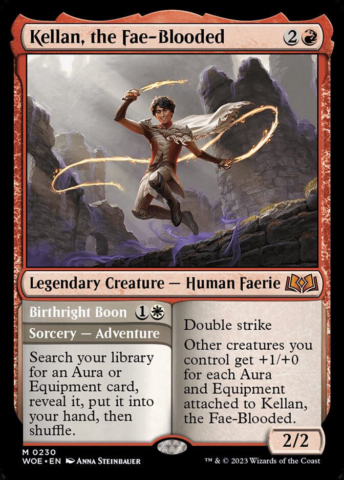 Kellan, the Fae-Blooded // Birthright Boon - Wilds of Eldraine (WOE)