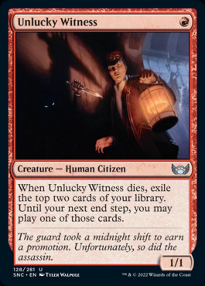 Unlucky Witness - [Foil] Streets of New Capenna (SNC)