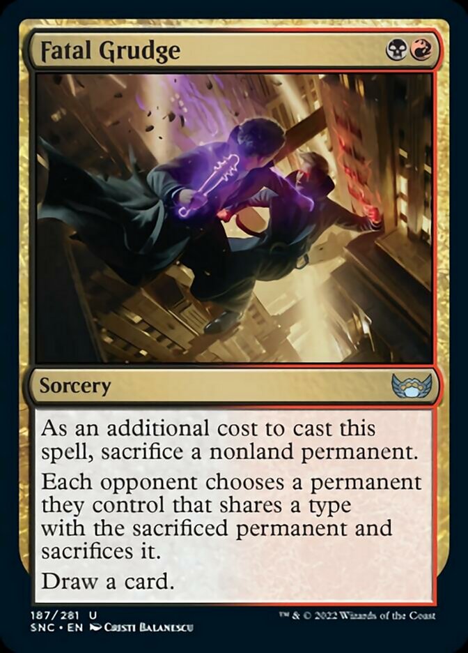 Fatal Grudge - [Foil] Streets of New Capenna (SNC)