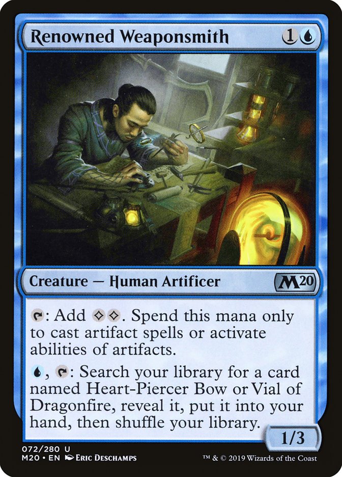 Renowned Weaponsmith - [Foil] Core Set 2020 (M20)