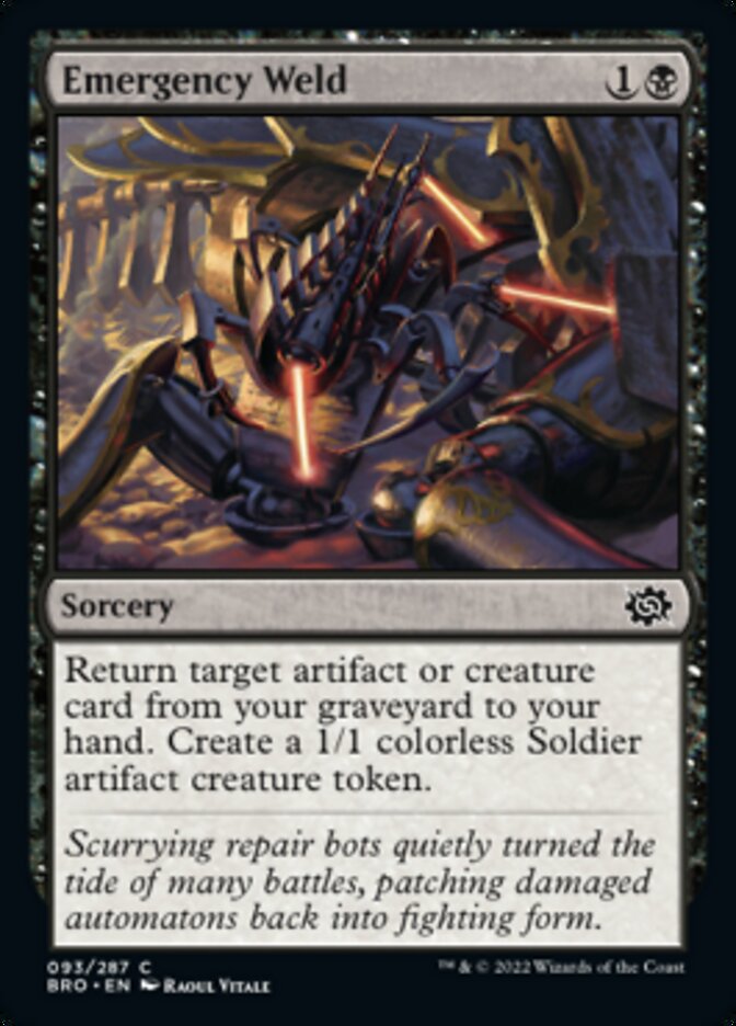 Emergency Weld - The Brothers' War (BRO)