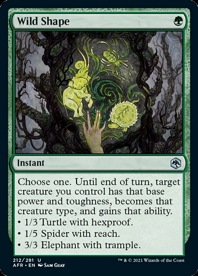 Wild Shape - [Foil] Adventures in the Forgotten Realms (AFR)