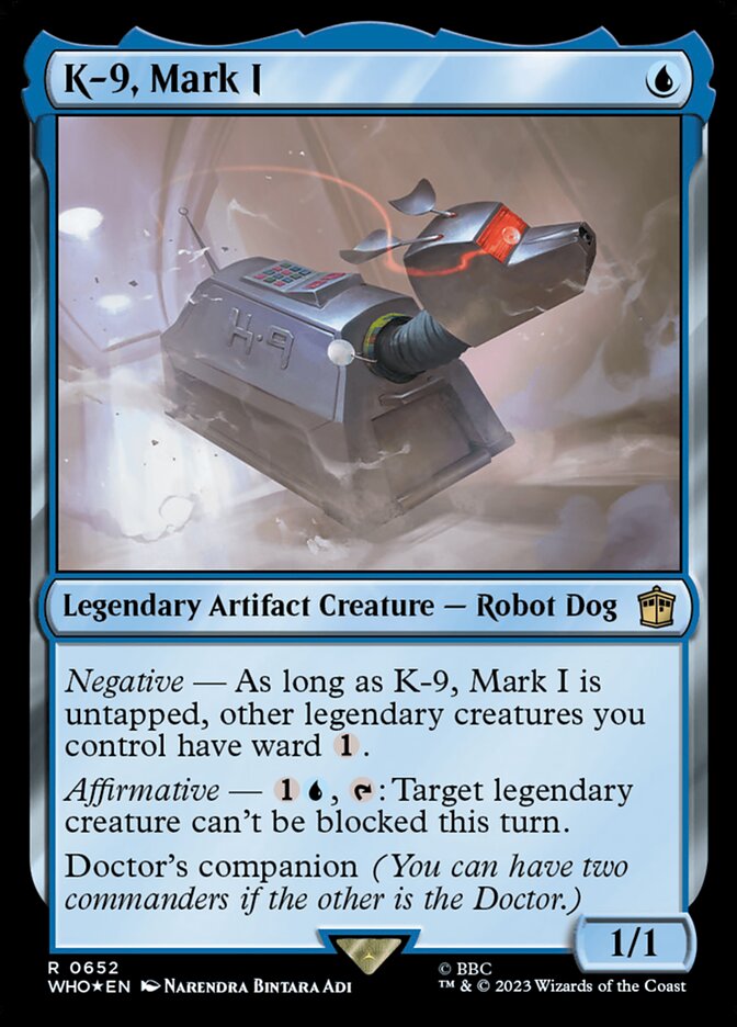 K-9, Mark I - [Surge Foil] Doctor Who (WHO)