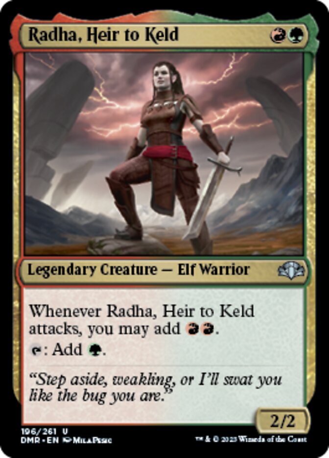Radha, Heir to Keld - [Foil] Dominaria Remastered (DMR)