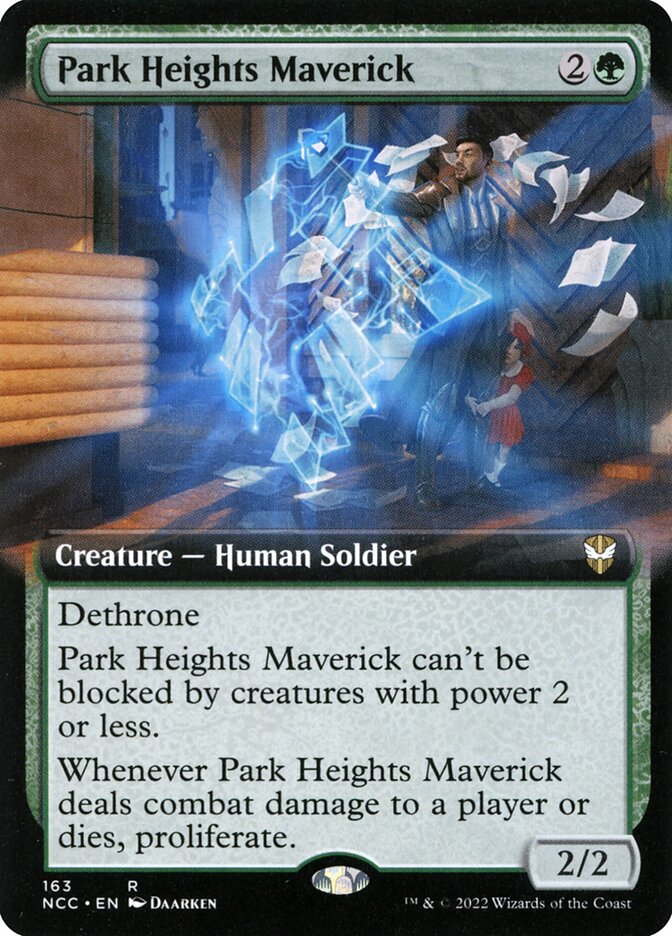 Park Heights Maverick - [Foil, Extended Art] New Capenna Commander (NCC)