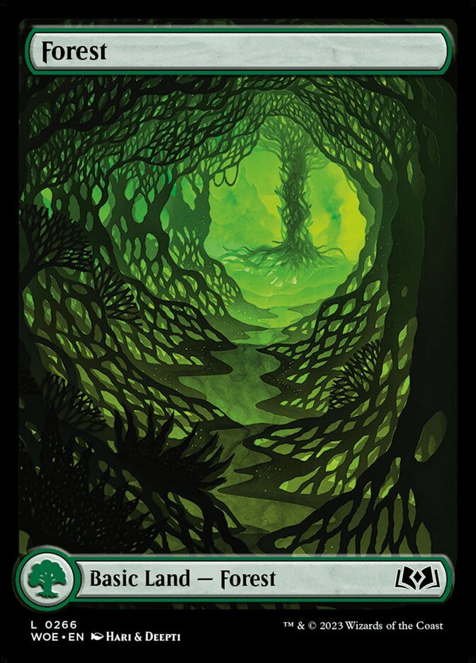 Forest (266) - [Foil] Wilds of Eldraine (WOE)