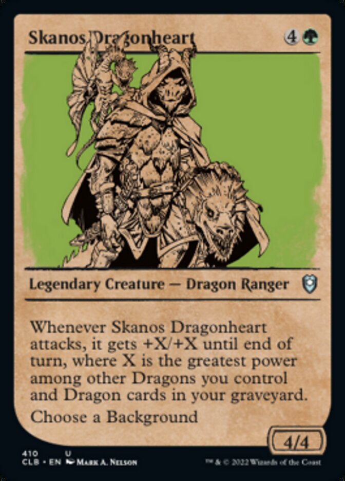 Skanos Dragonheart - [Foil, Showcase] Commander Legends: Battle for Baldur's Gate (CLB)