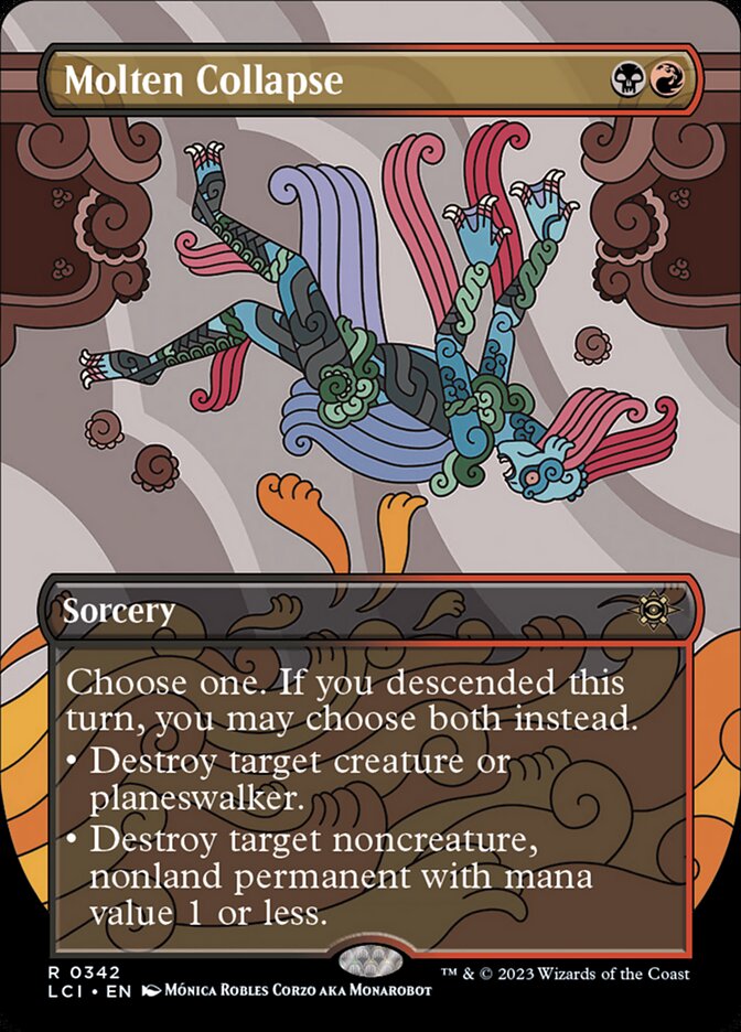 Molten Collapse - [Borderless] The Lost Caverns of Ixalan (LCI)