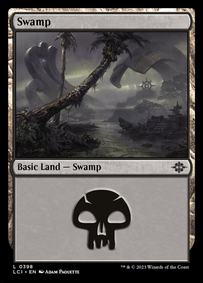Swamp (398) - [Foil] The Lost Caverns of Ixalan (LCI)