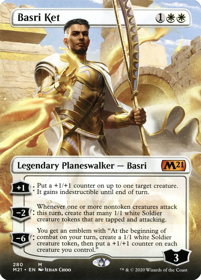 Basri Ket - [Foil, Borderless] Core Set 2021 (M21)
