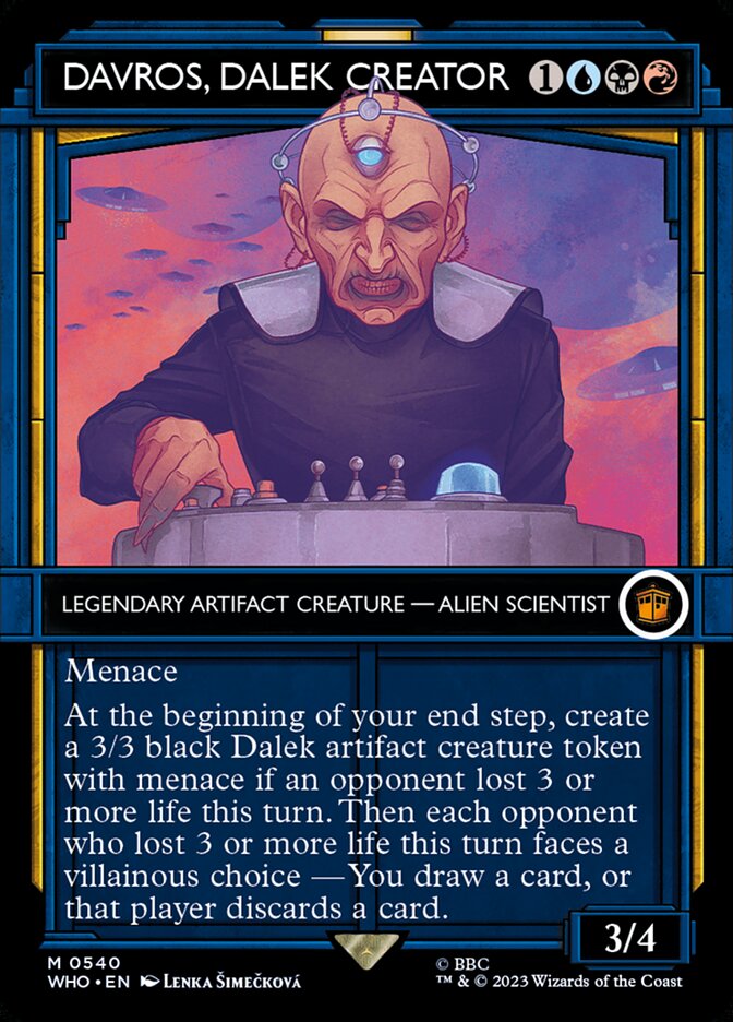 Davros, Dalek Creator - [Foil, Showcase] Doctor Who (WHO)