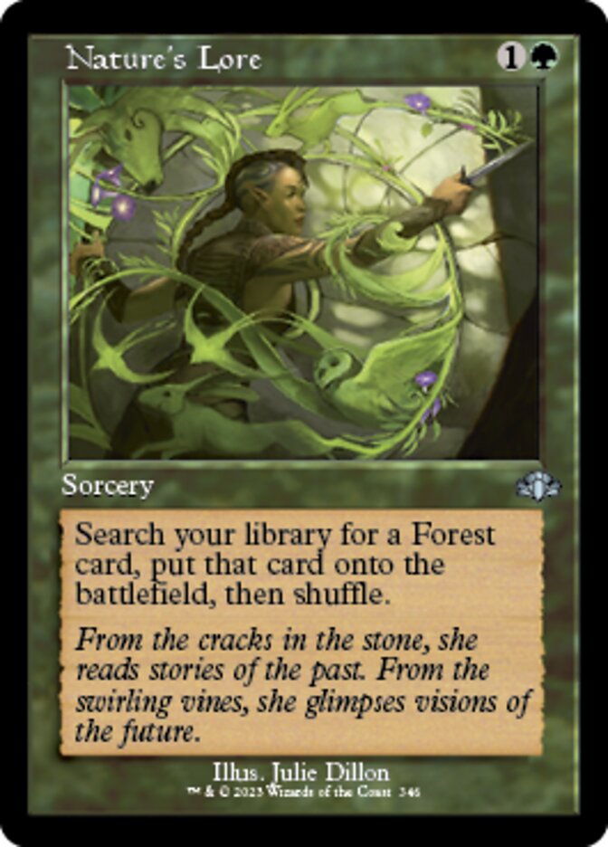 Nature's Lore - [Retro Frame] Dominaria Remastered (DMR)