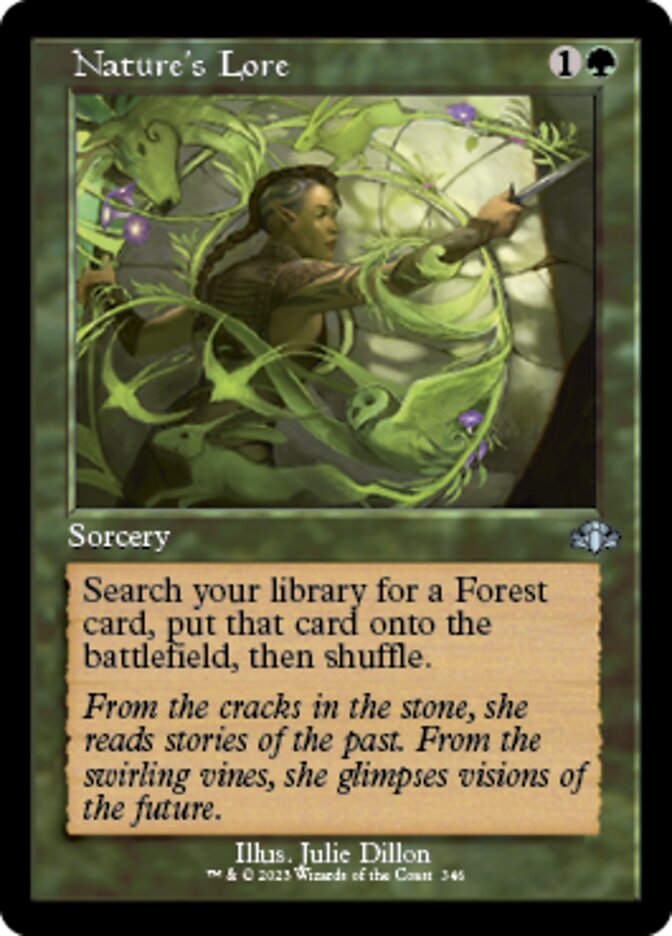Nature's Lore - [Foil, Retro Frame] Dominaria Remastered (DMR)