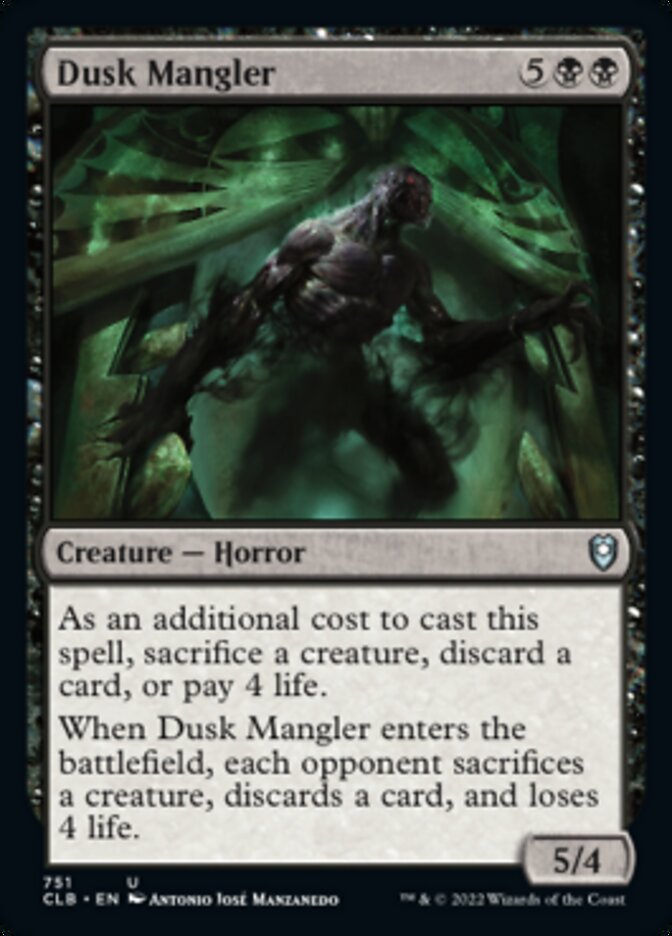 Dusk Mangler - Commander Legends: Battle for Baldur's Gate (CLB)