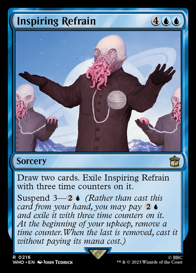 Inspiring Refrain - [Foil] Doctor Who (WHO)