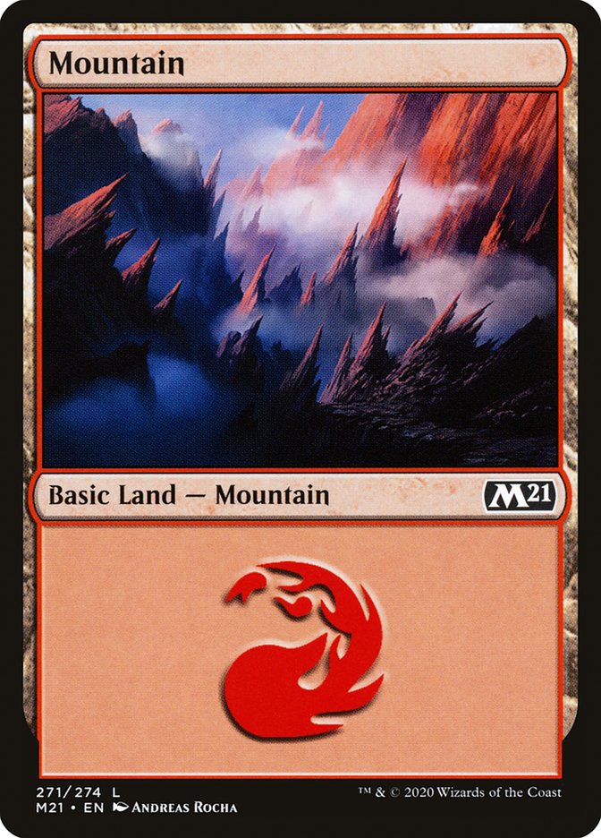 Mountain - [Foil] Core Set 2021 (M21)