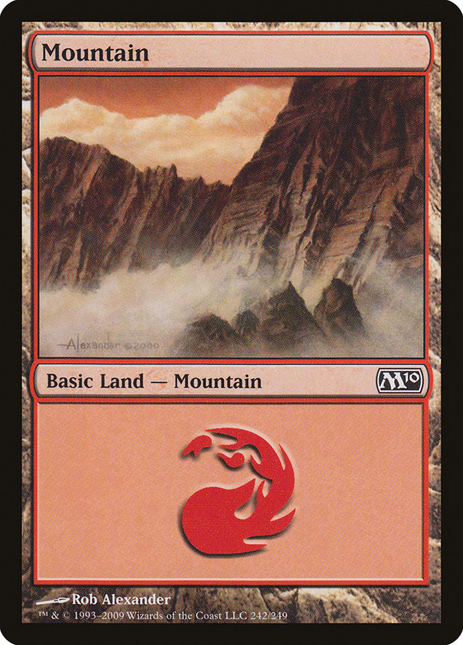 Mountain (242) - [Foil] Magic 2010 (M10)