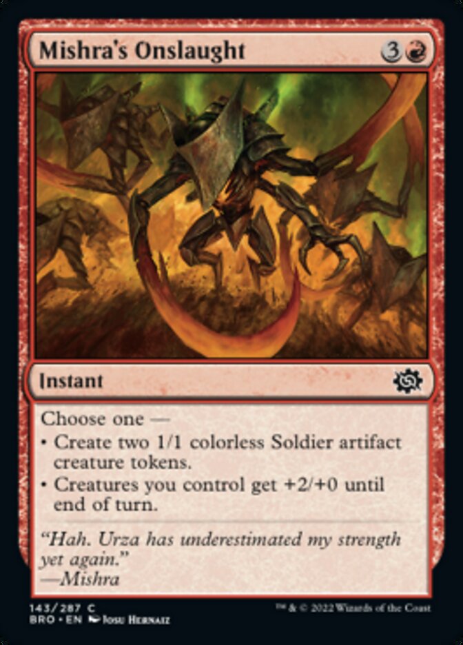 Mishra's Onslaught - [Foil] The Brothers' War (BRO)