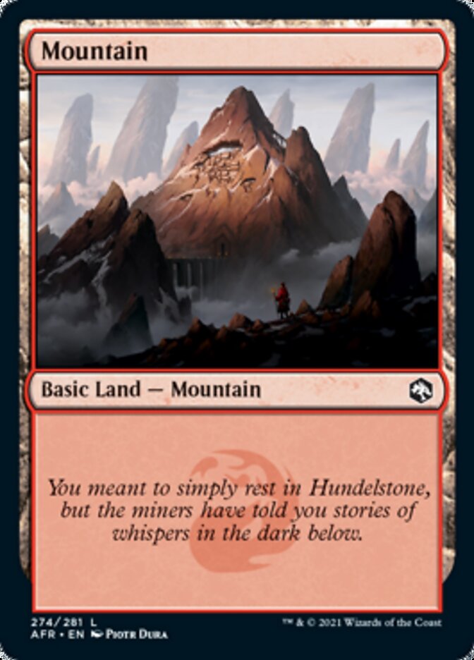 Mountain - [Foil] Adventures in the Forgotten Realms (AFR)