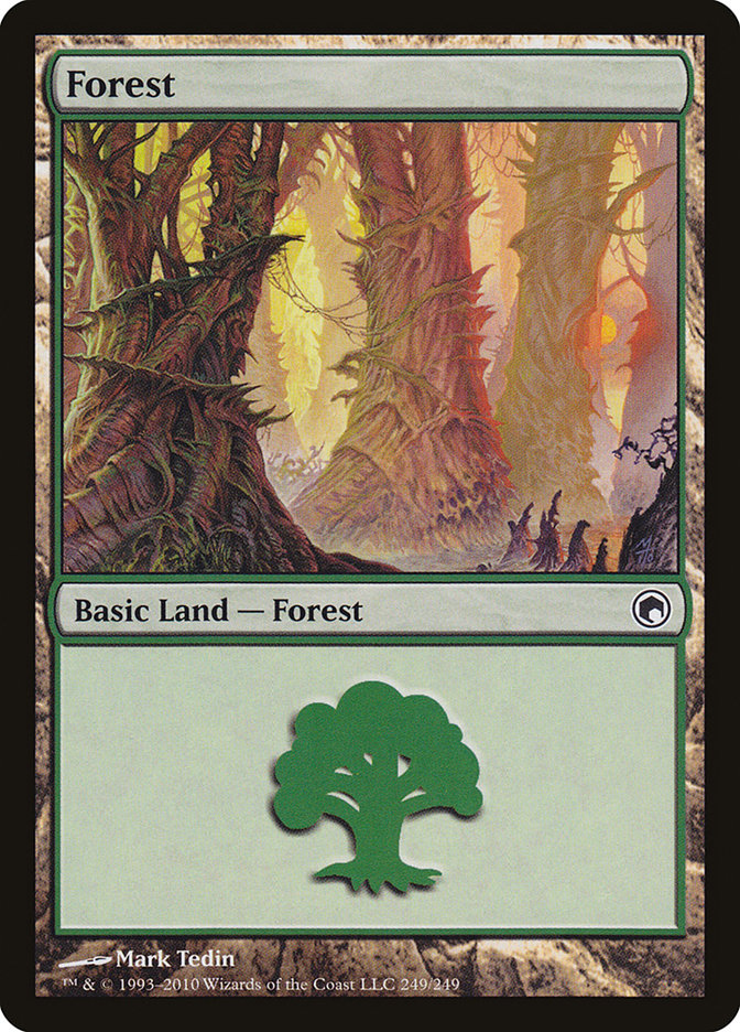 Forest - [Foil] Scars of Mirrodin (SOM)