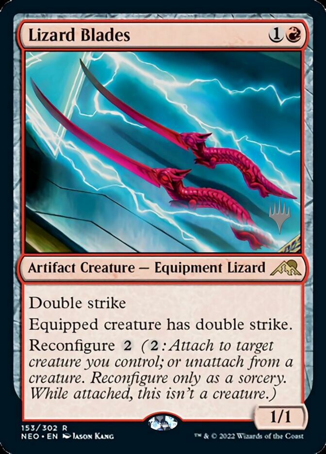 Lizard Blades - [Promo] Kamigawa: Neon Dynasty Promos (PNEO)