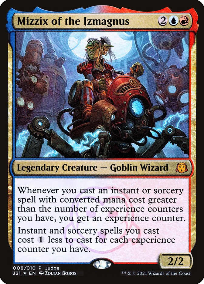 Mizzix of the Izmagnus - [Foil, Promo] Judge Gift Cards 2021 (PJ21)
