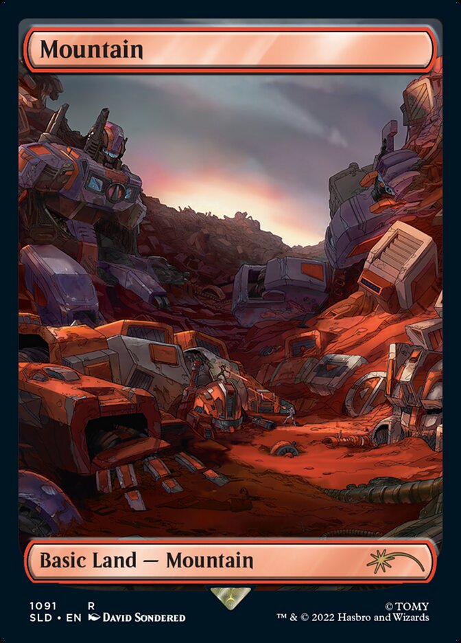 Mountain (1091) - [Full Art] Secret Lair Drop (SLD)