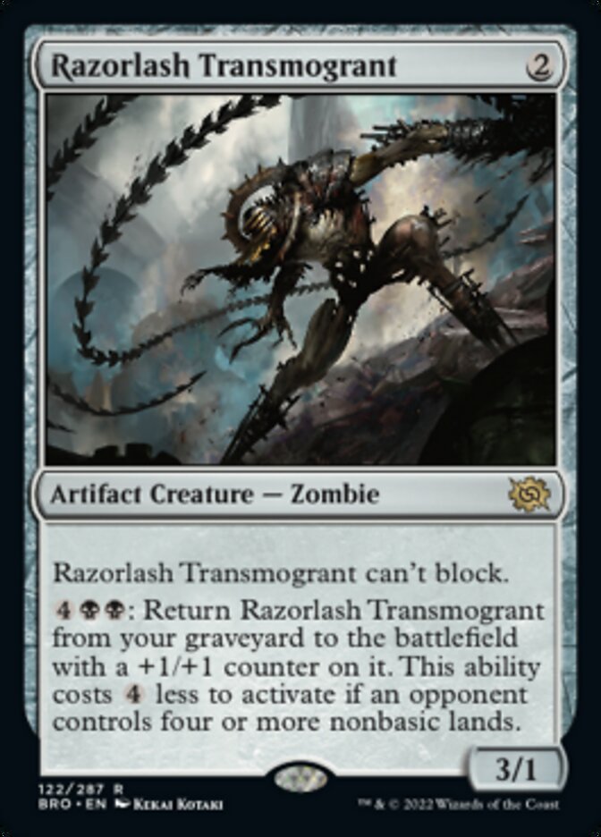 Razorlash Transmogrant - [Foil] The Brothers' War (BRO)